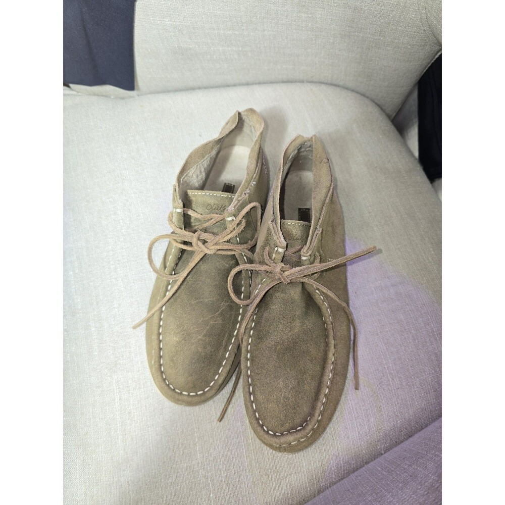 Olukai Poko Suede Chukka Shoes Women’s 9 (EU 39) Brown Lace-Up Comfort